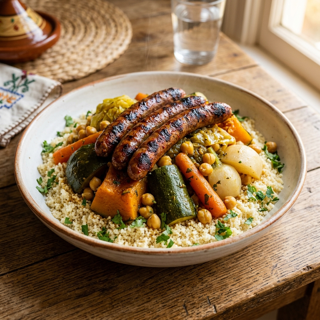 Couscous merguez
