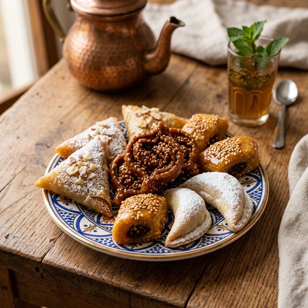 Assortiment pâtisserie marocaine